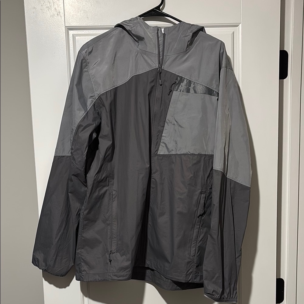 Men's Gray Hooded Jacket